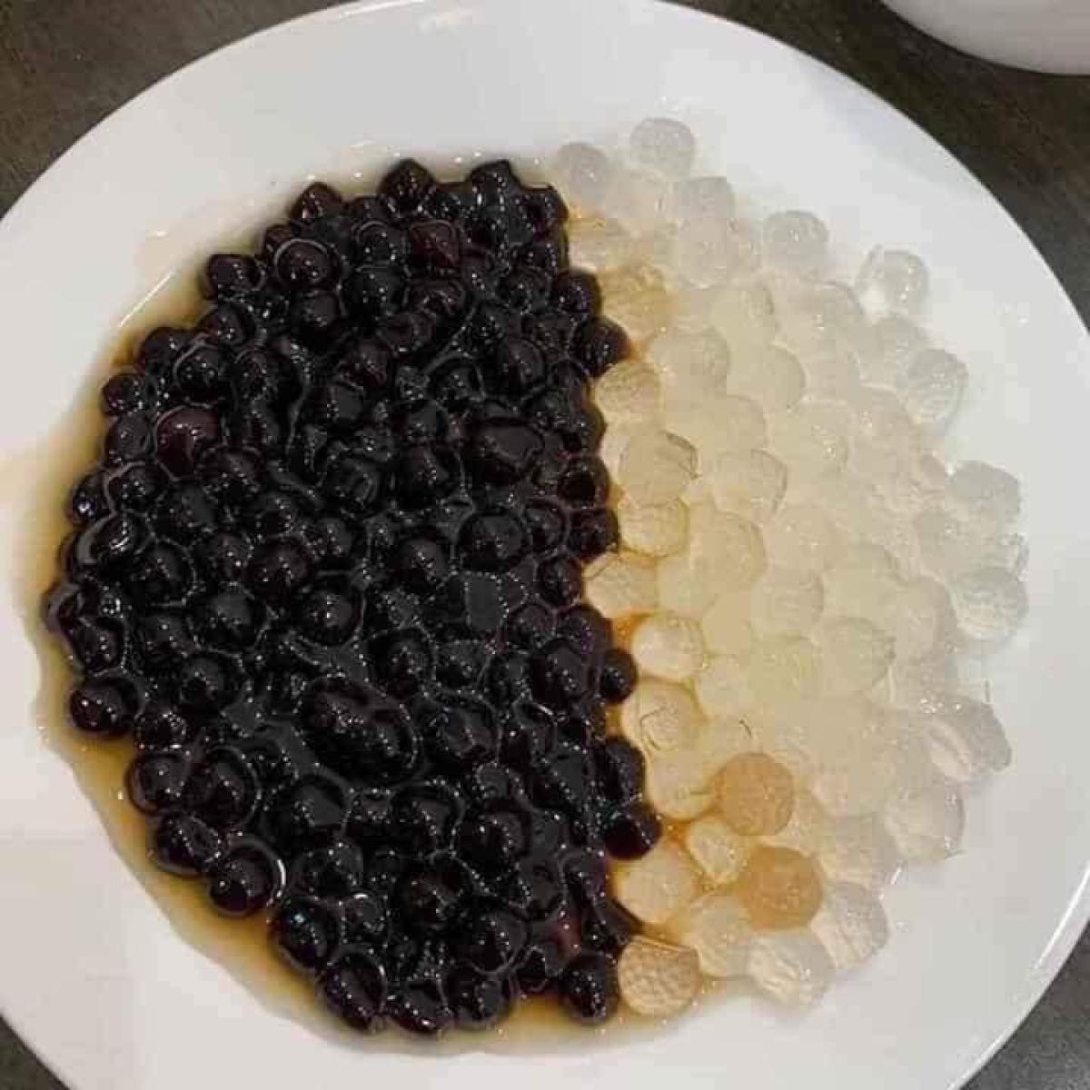 Combo 2 gói Trân Châu Đen và Trắng 3Q Sea Jelly 2 kg /Thạch 3Q Sea Jelly