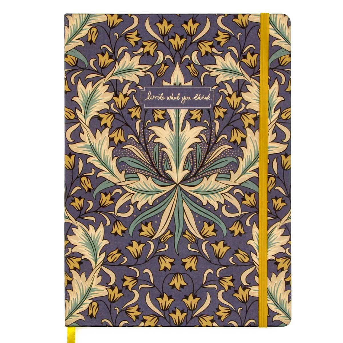 Wetlote Sổ Bìa Giấy Hoa A5 212tr - XANH WGA5X724