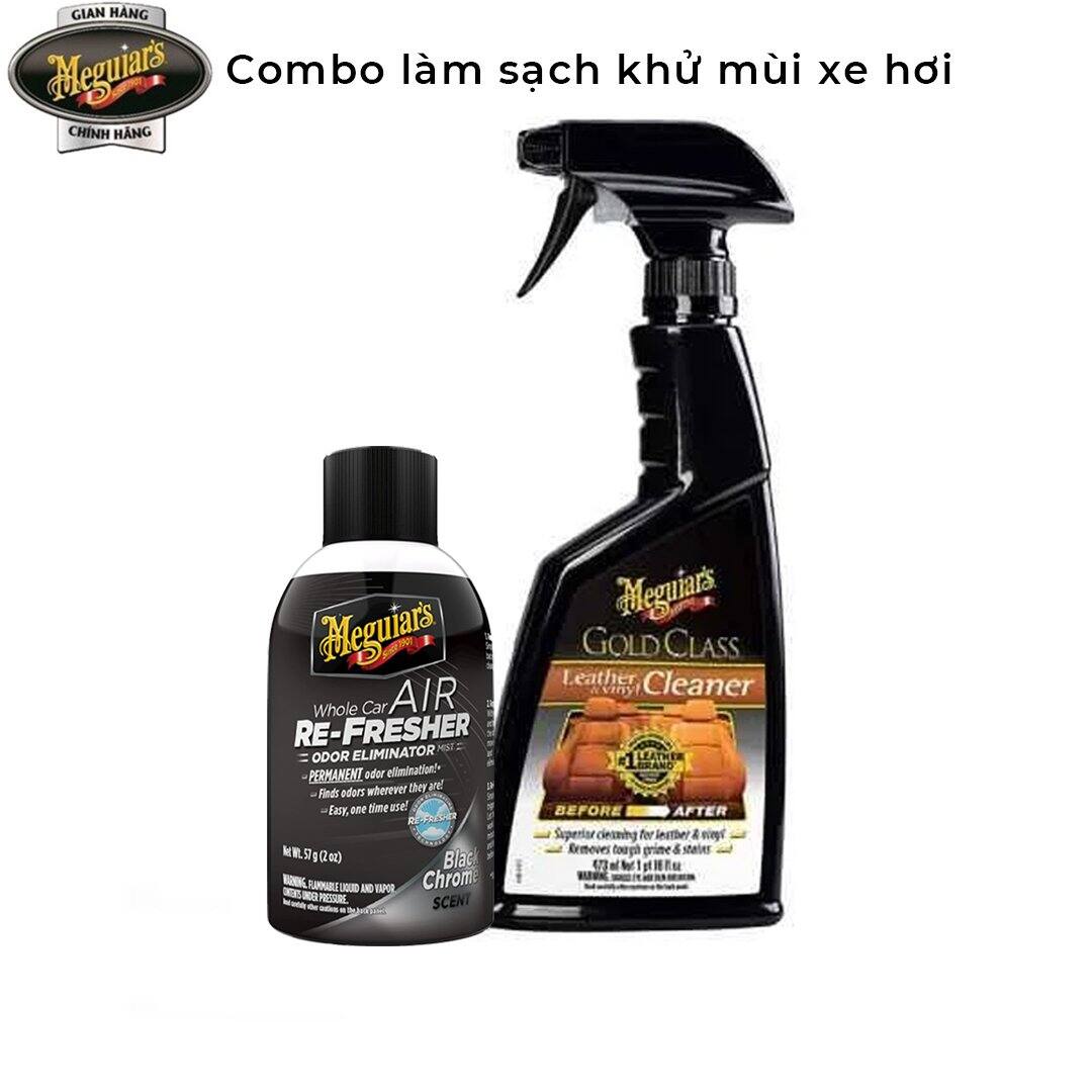 Meguiar's Combo làm sạch và khử mùi nội thất xe hơi (2 sản phẩm) - CB2311