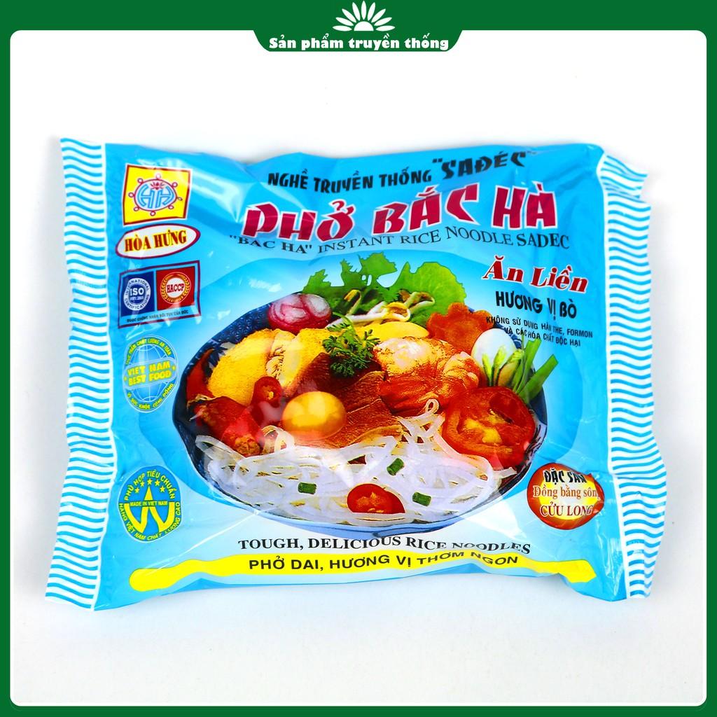 Combo 5 gói phở ăn liền Hoà Hưng Sa Đéc- Phở Bắc Hà hương vị bò