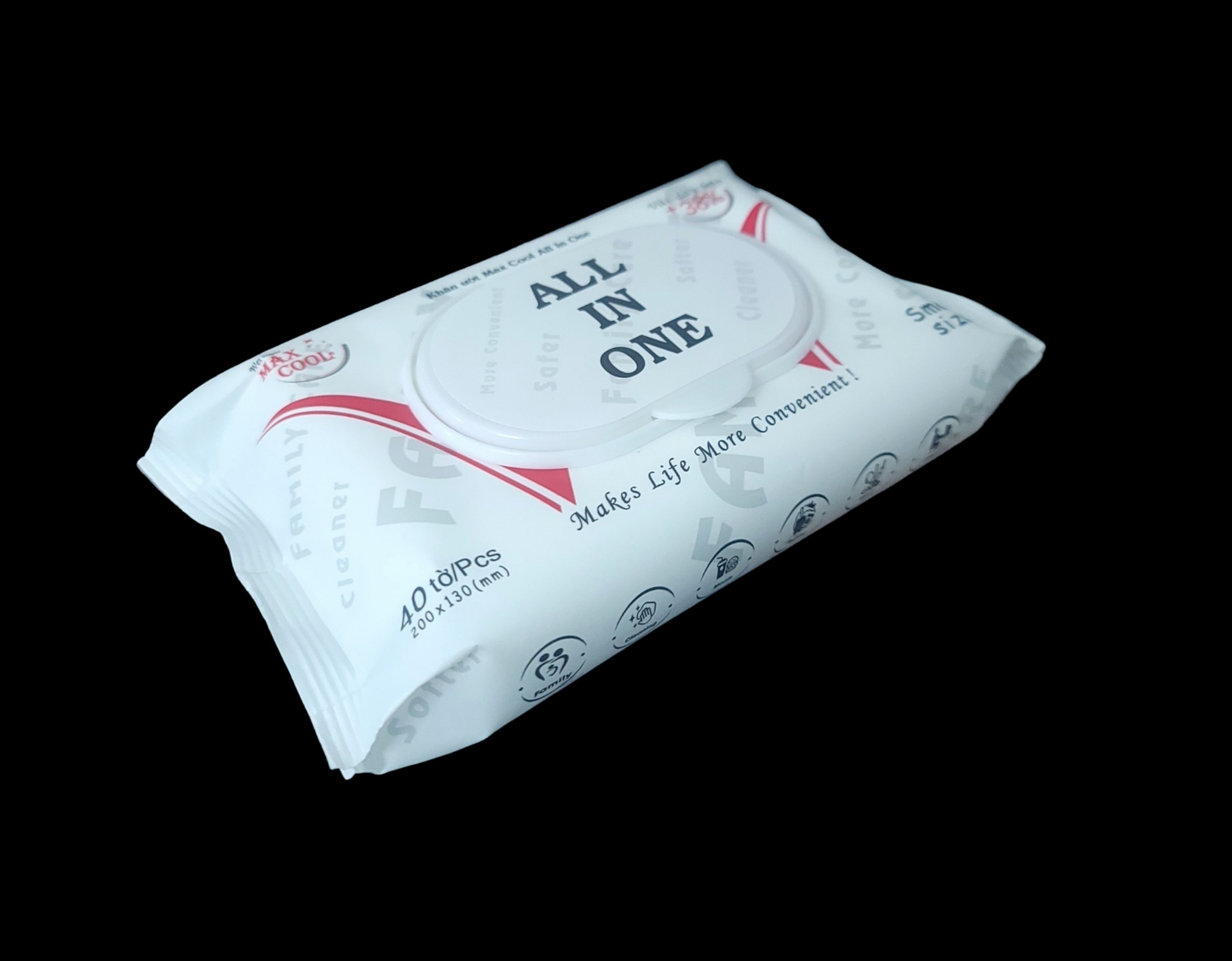 Khăn Ướt All In One 40 Tờ