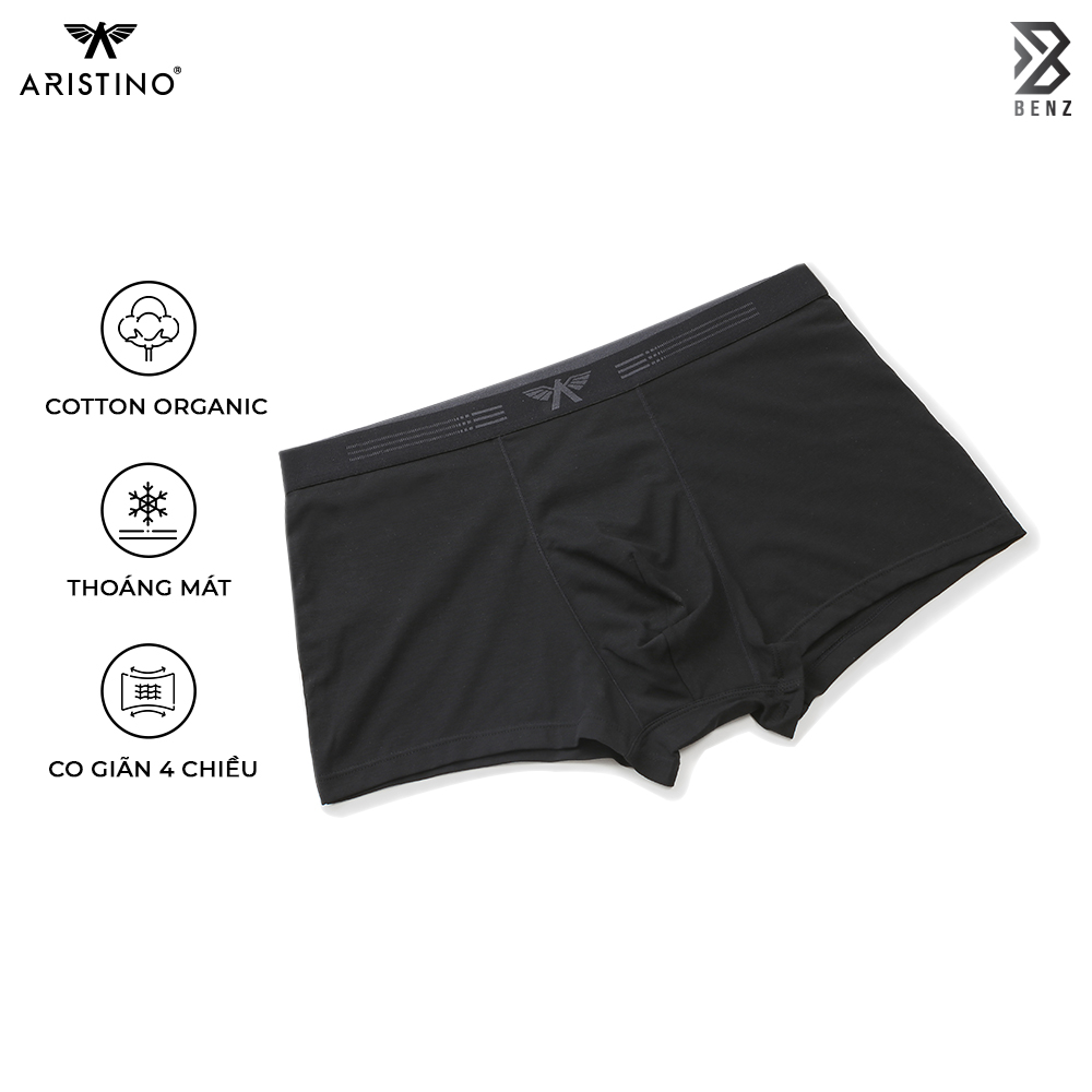 Quần lót nam ARISTINO dáng boxer, quần sịp đùi nam chất liệu Cotton Oganic mềm mại, thấm hút và khử mùi vượt trội - ABX056
