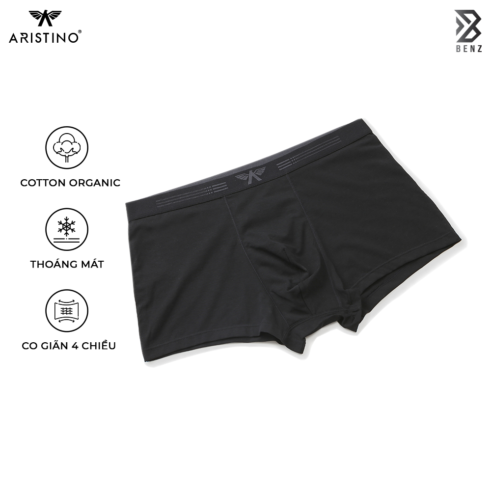 Combo 3 quần sịp đùi, set 3 quần lót nam ARISTiNO chất liệu Cotton Organic mềm mại, thoáng mát, kháng khuẩn, khử mùi cực tốt ABX056