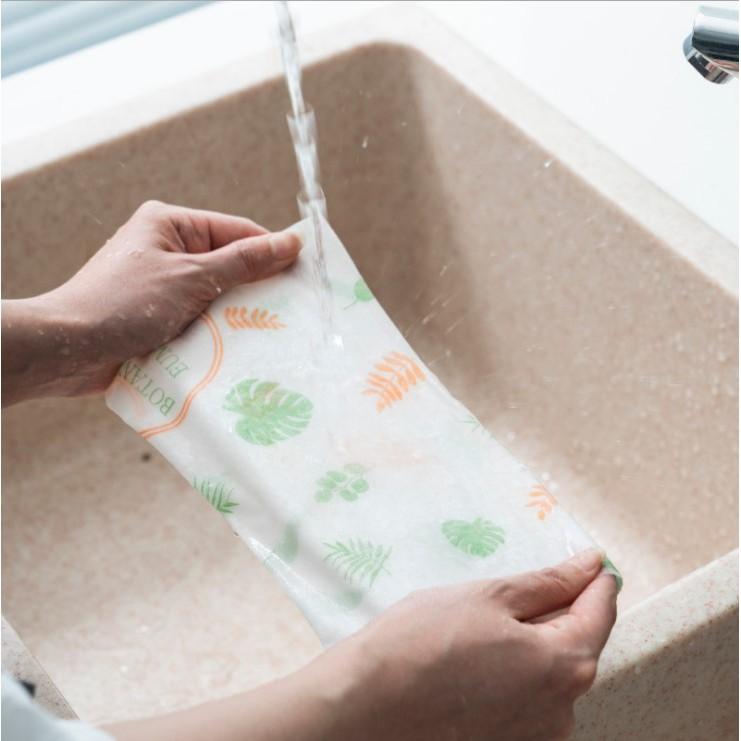 Giấy lau bếp,giấy lau đa năng cuộn siêu dai có thể giặt tái sử dụng