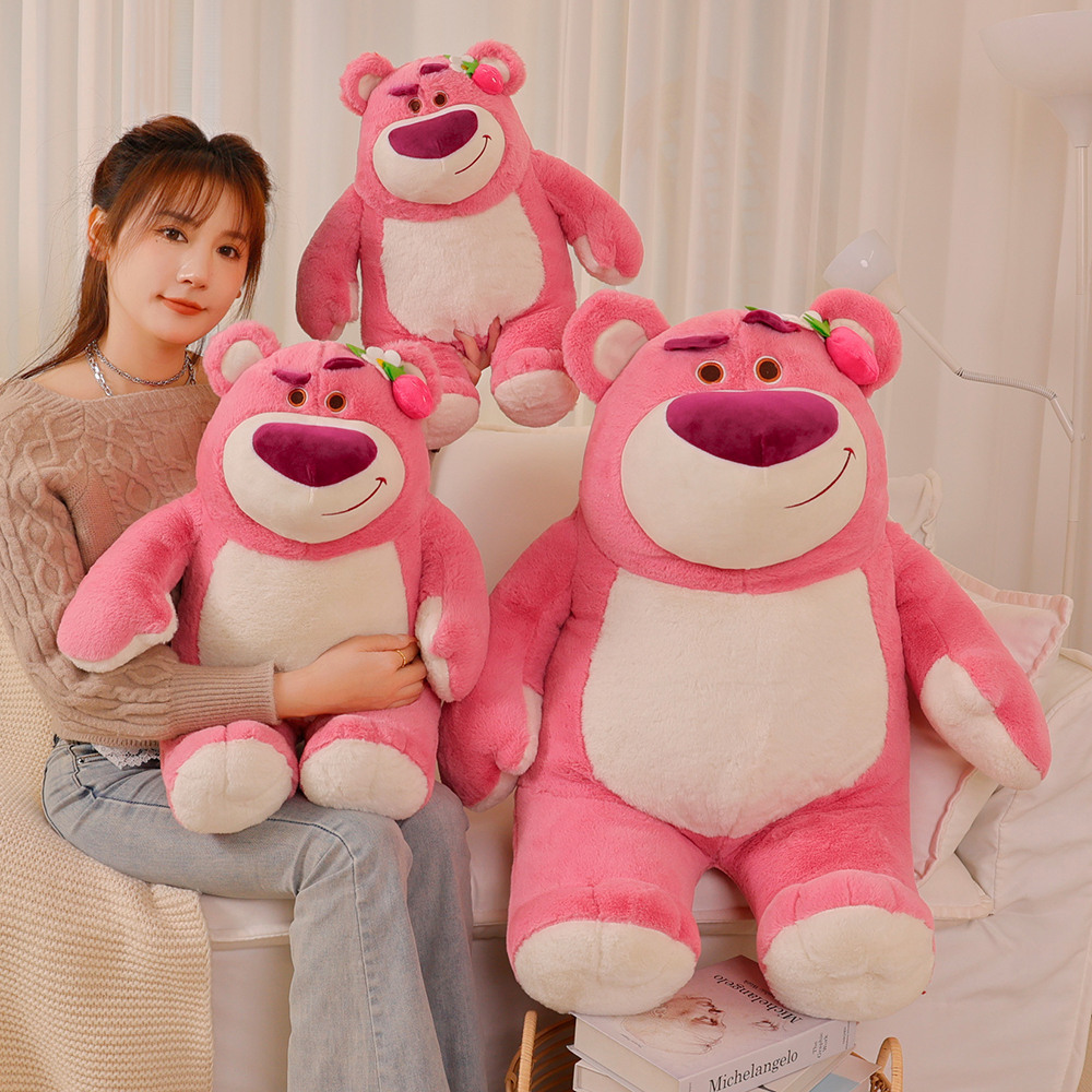 Gấu bông Lotso Tai dâu đứng lông tuyết