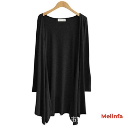 Áo khoác ngoài cardigan dáng dài vải Modal (gỗ Sồi) phong cách thanh lịch trẻ trung mã VAA0299