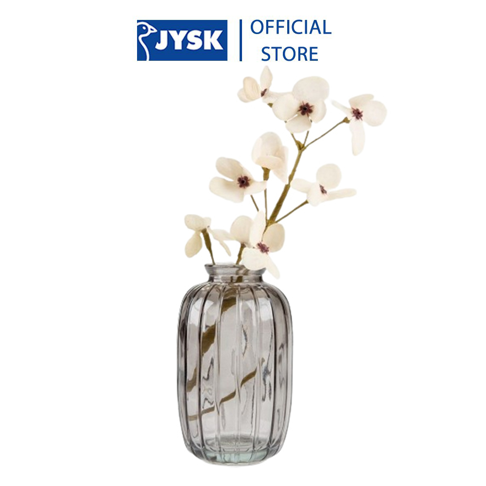 Lọ hoa | JYSK Roar | thủy tinh | xám | DK7xC12cm