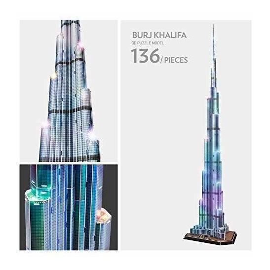 Mô hình giấy 3D - Led Burj Khalifa L133h