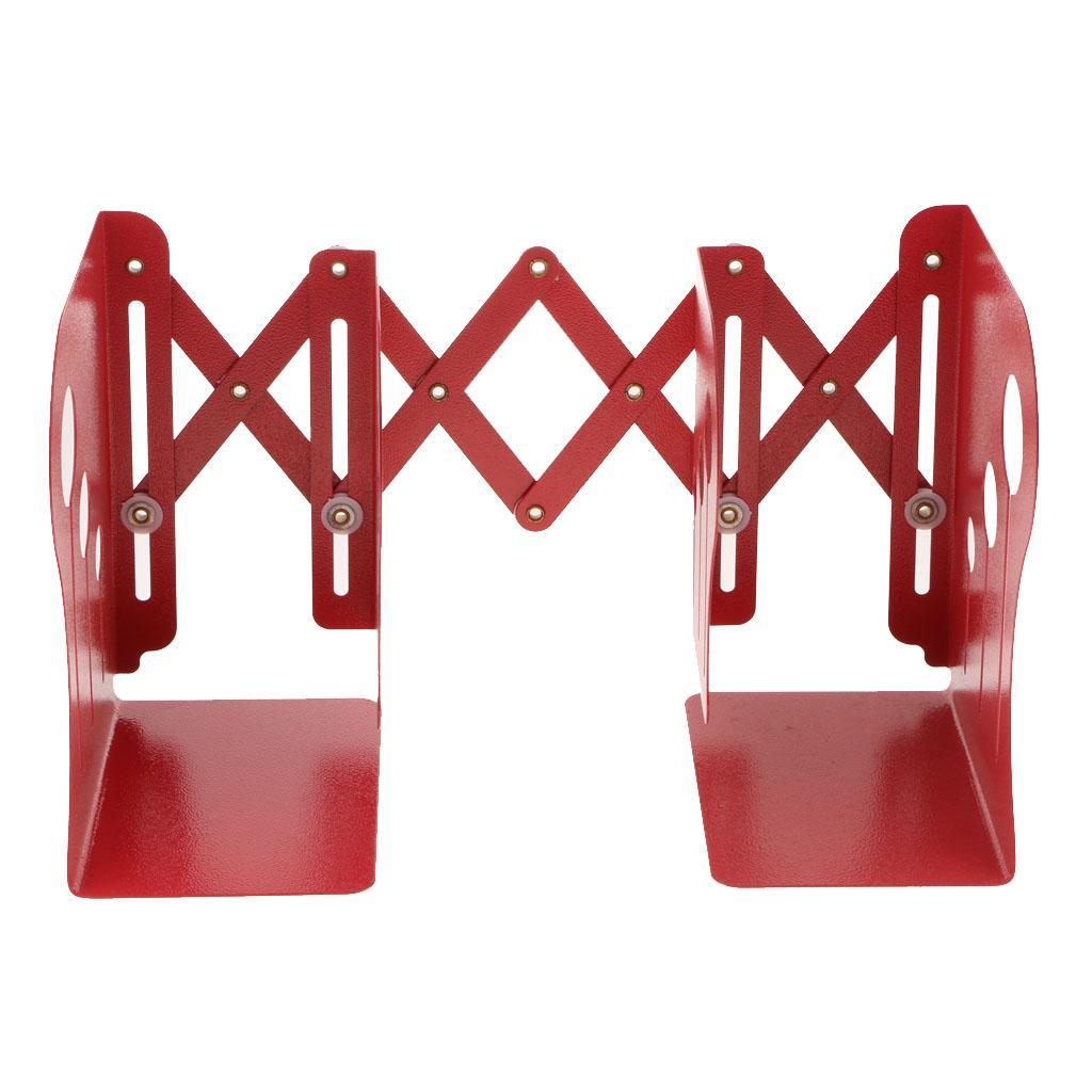 Adjustable Metal Bookends Office Non-slip Book Holder