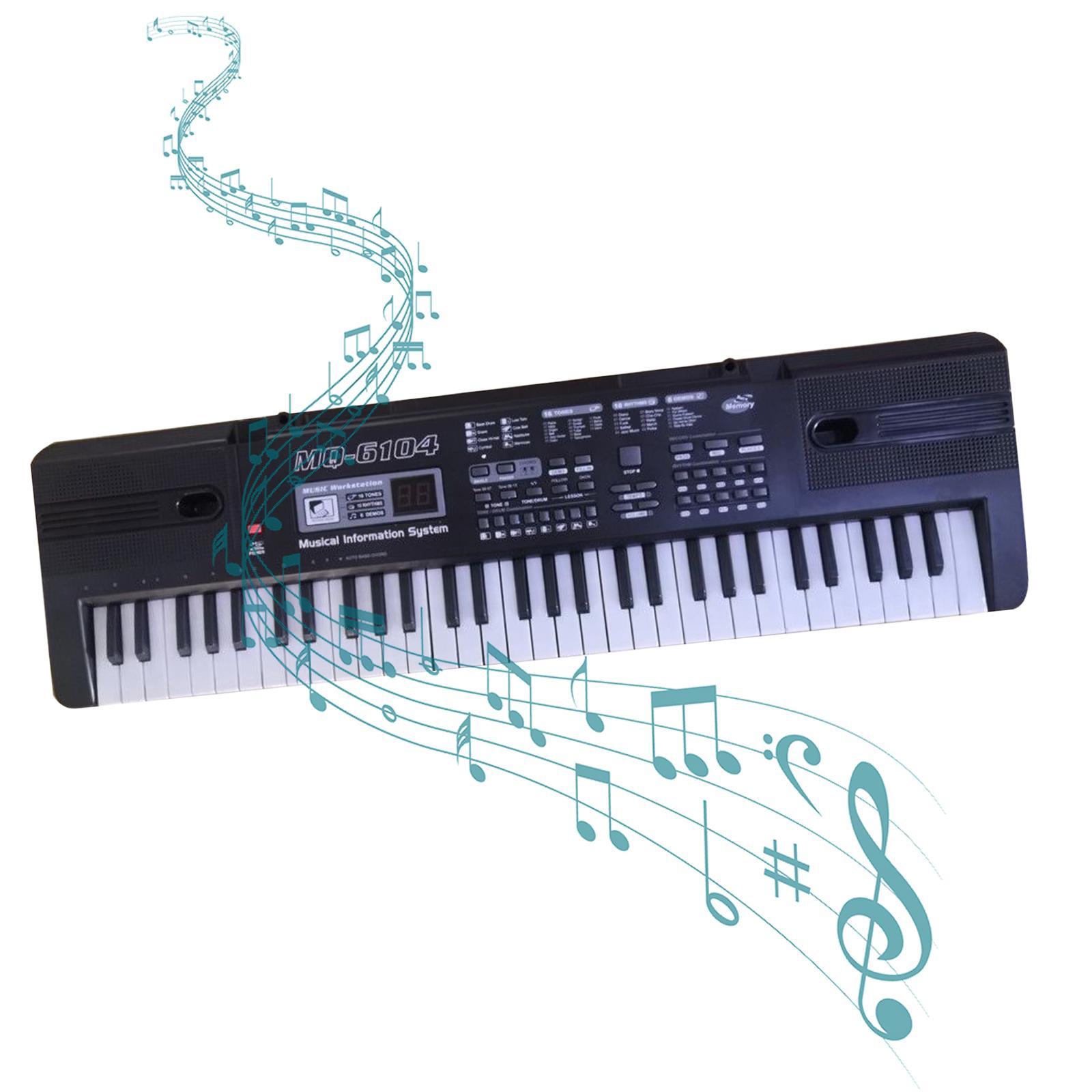 61 Key Portable Electric Piano Keyboard Early Education Toys for Toddlers