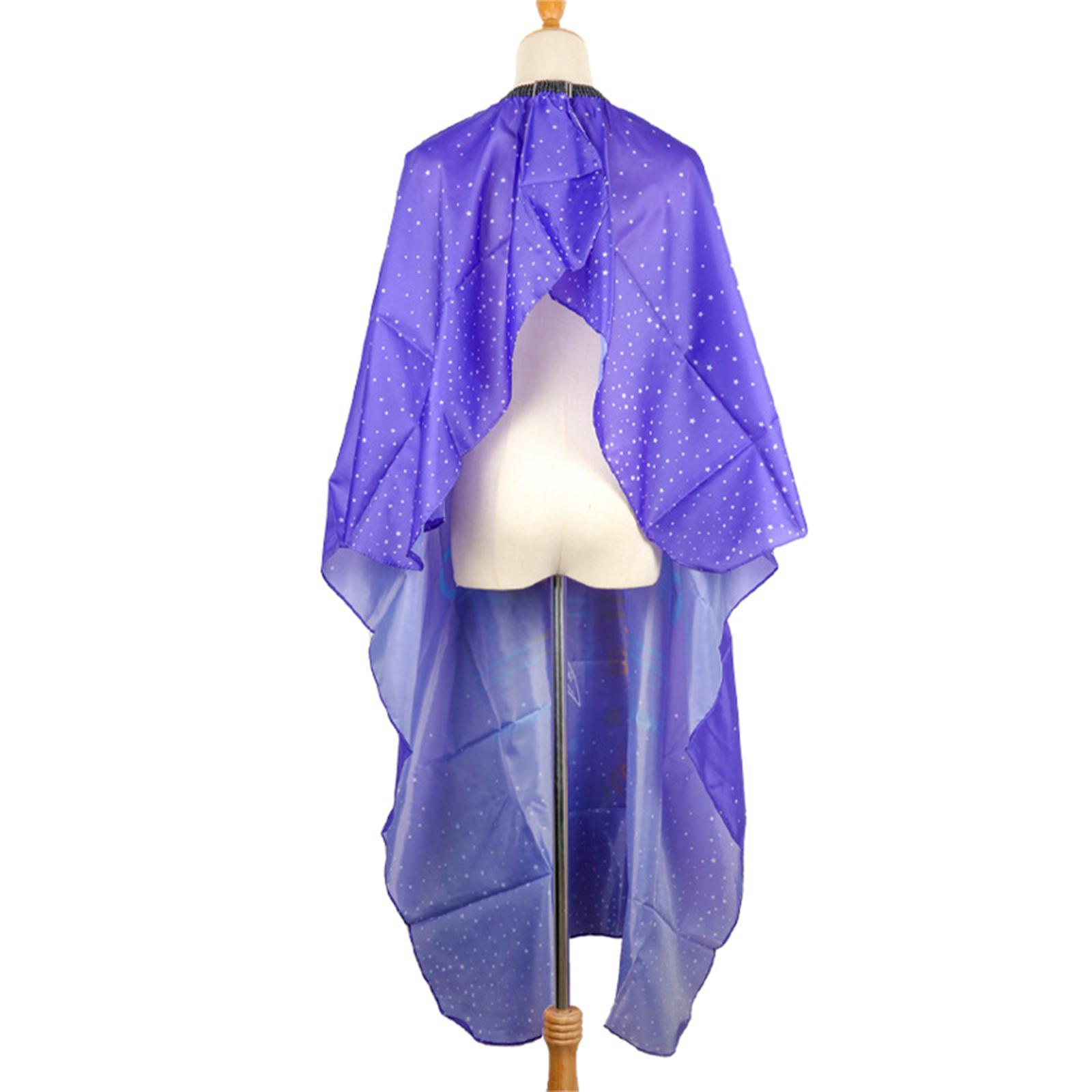 Hair Styling Cape Gown Hair Salon 55 '' x 63 '' Hair Cutting Cape Haircut Hair Beard Barber Gown Adjustable Elastic Collar