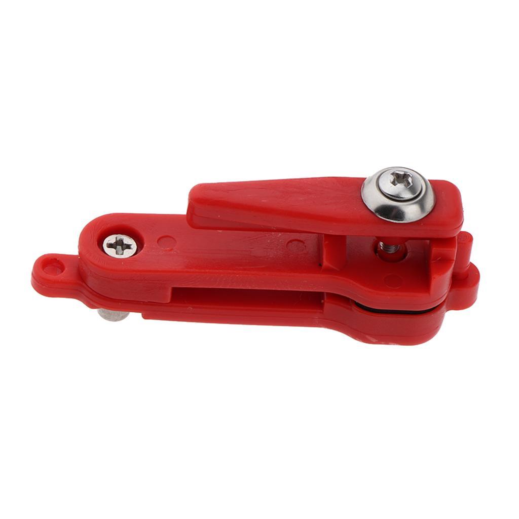 Pack of 6 Red Padded Heavy Tension Snap Release Clips Weight Planer Board Offshore Fishing Tackles