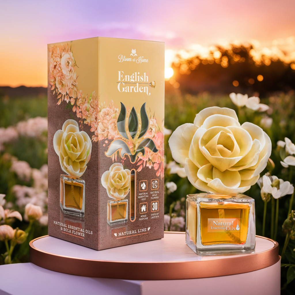 Nước hoa thơm phòng Bloom At Home Elix - Hương Vườn Hoa - 100ml nhập khẩu từ Ba Lan - Hương hoa tự nhiên, lưu hương lâu, an toàn