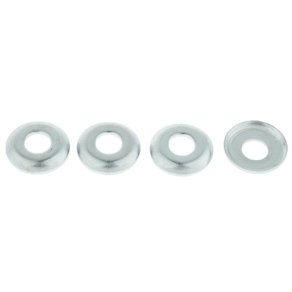 2-4pack Skateboard Truck Rebuild Kit Bushings Washers Pivot Cups Cone Silver