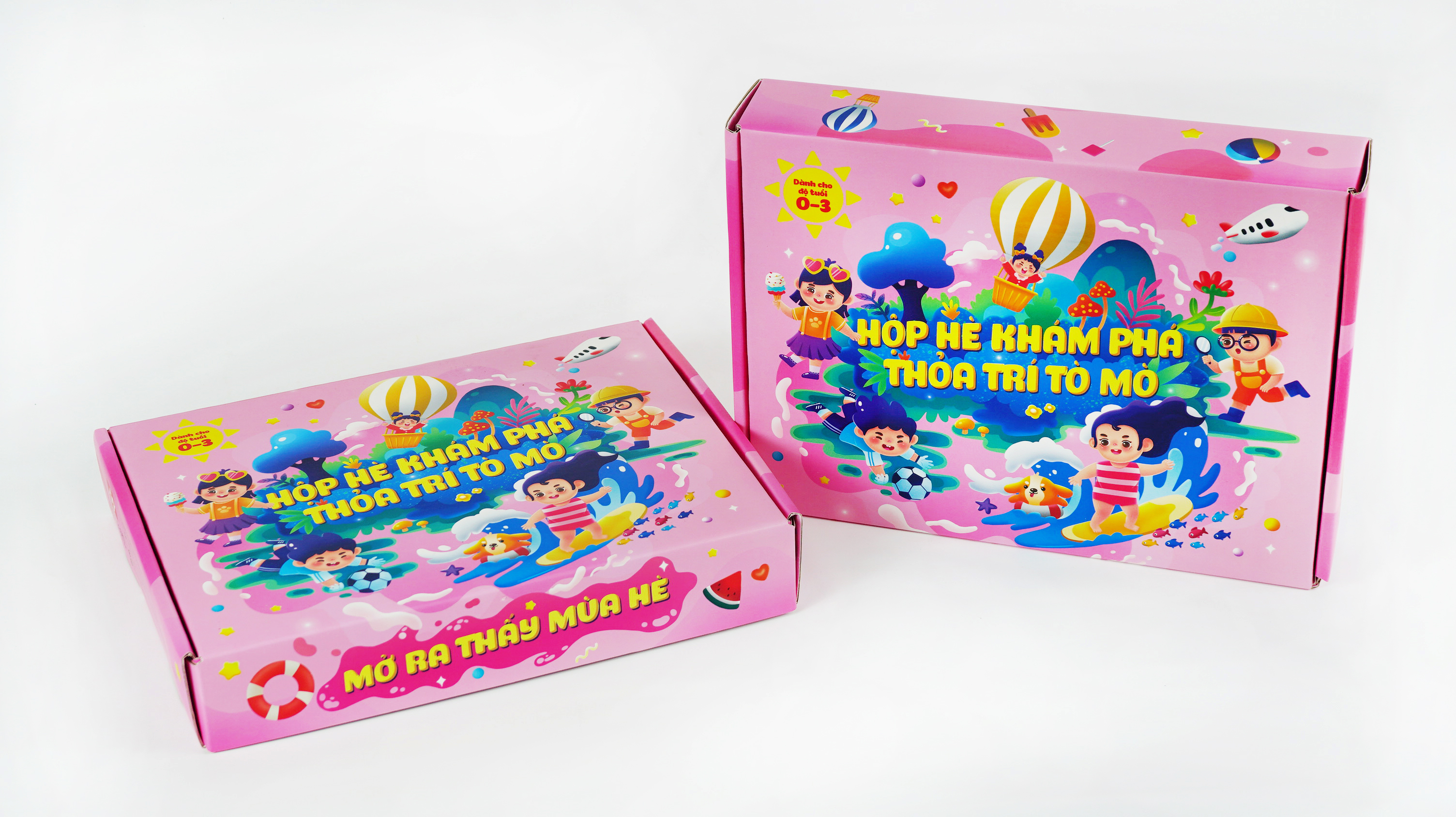 Sách - Hộp Hè Khám Phá, Thỏa Trí Tò Mò – Mở Ra Thấy Mùa Hè cho trẻ 0 - 3 tuổi – Đinh Tị Books