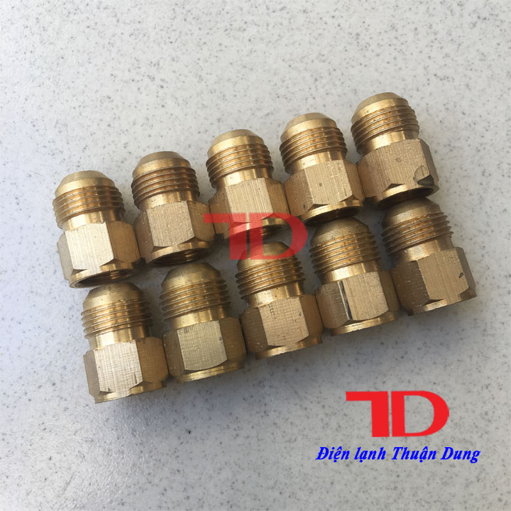 Combo 10 tán tăng ống đồng từ phi 10 lên phi 12.7 đầu cái phi 10 đầu đực phi 12.7