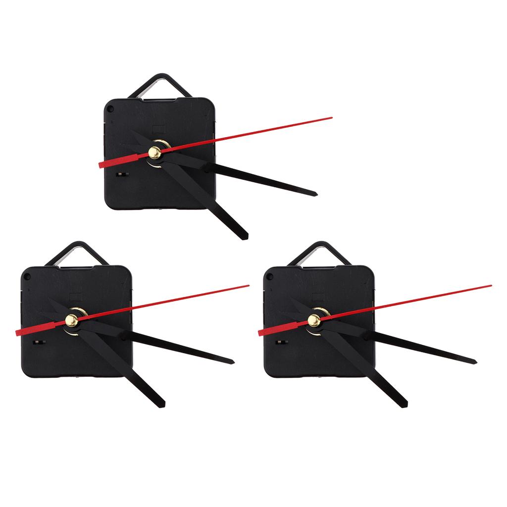 3 Set Movement with Pointer for Quartz Wall Clock Repair Replacement Mixed