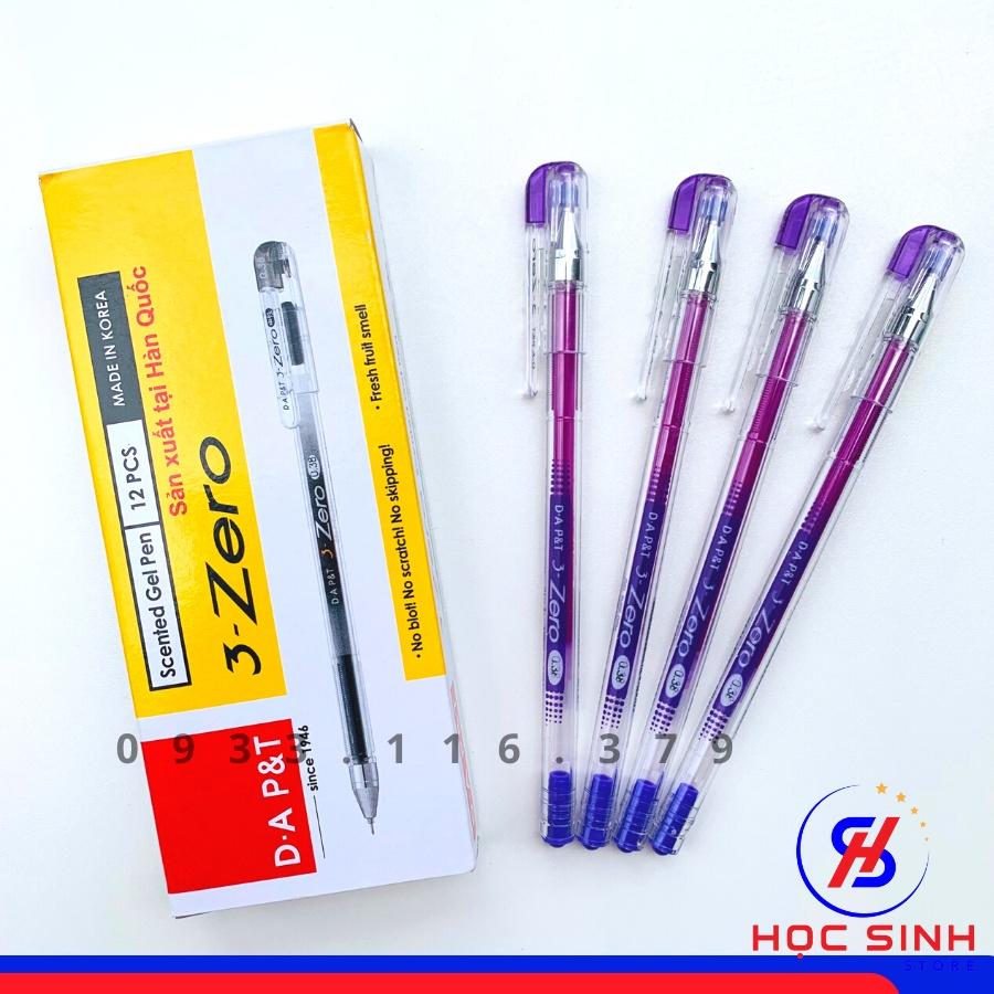 Hộp 12 Cây Viết Gel  0.38mm 3 Zero Đông A Hàn Quốc