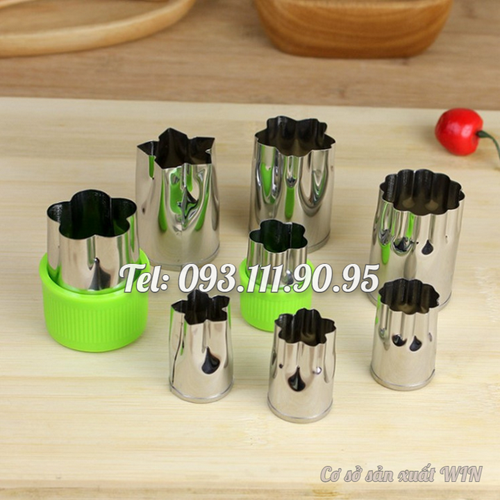 Bộ 8 dụng cụ cắt tỉa rau củ, hoa quả - Mã số Q 1241