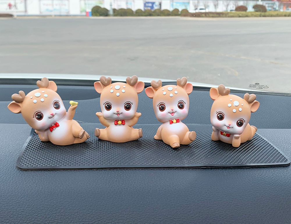 Bộ 04 chú Hươu con màu nâu đáng yêu