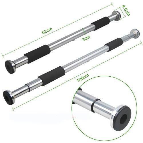 Hình ảnh Xà đơn gắn cửa treo tường đa năng 60-100cm loại dày- Xà đơn treo tường gắn cửa độ dài tùy chỉnh