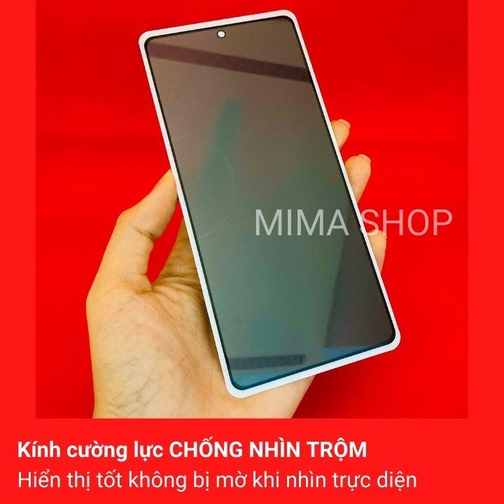 Kính cường lực Chống nhìn trộm Xiaomi Redmi K40 Pro/ K40 Pro Plus Full màn hình-Cảm ứng mượt mà-Chống trầy xước