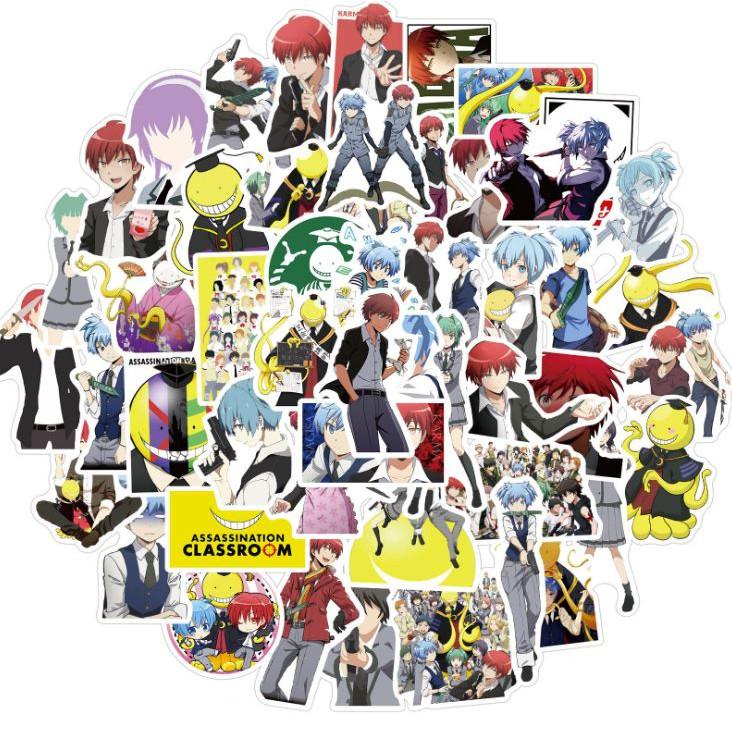 Sticker dán cao cấp Assassination Classroom Cực COOL ms#176