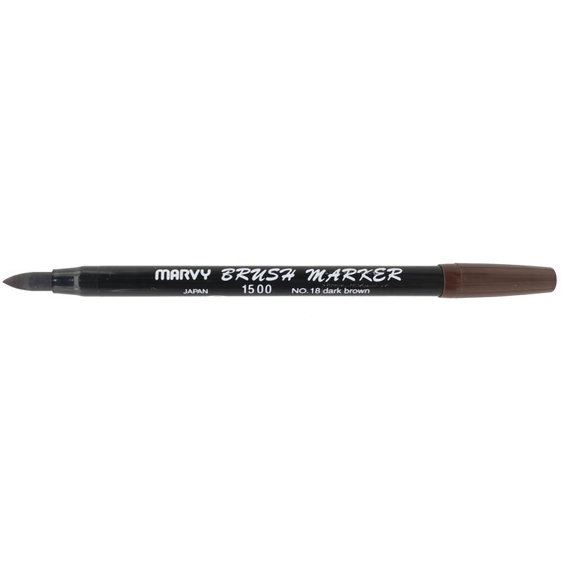 Bút Lông Màu Brush Marker - Marvy 1500-18 - Dark Brown