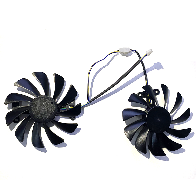 2PCS 95MM 4PIN 12V GTX 1070 GPU Fan For KFA2 GALAXY GeForce GTX 1070 1070Ti 1080 EXOC SNPR Graphics Card cooling replace Fans