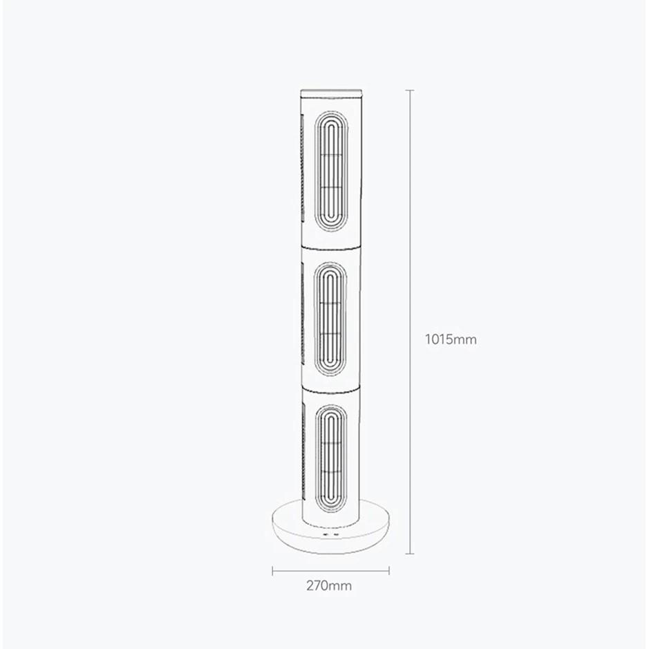 Quạt Tháp E360A cung cấp gió mát ở góc 120 độ