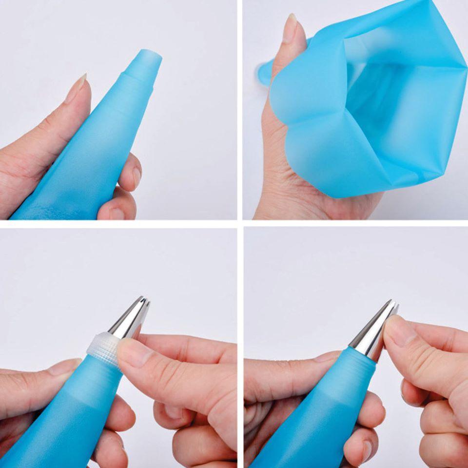 Bộ dụng cụ tạo hình làm bánh kem 65 chi tiết cao cấp - CBBK65P