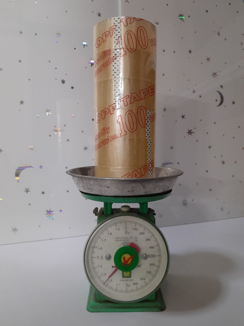 Băng keo trong 1Kg, 100 Yard, Lõi 5Li, keo dày, màng dai, đủ cân, đúng lõi, giá xưởng, hàng có sẵn giao ngay