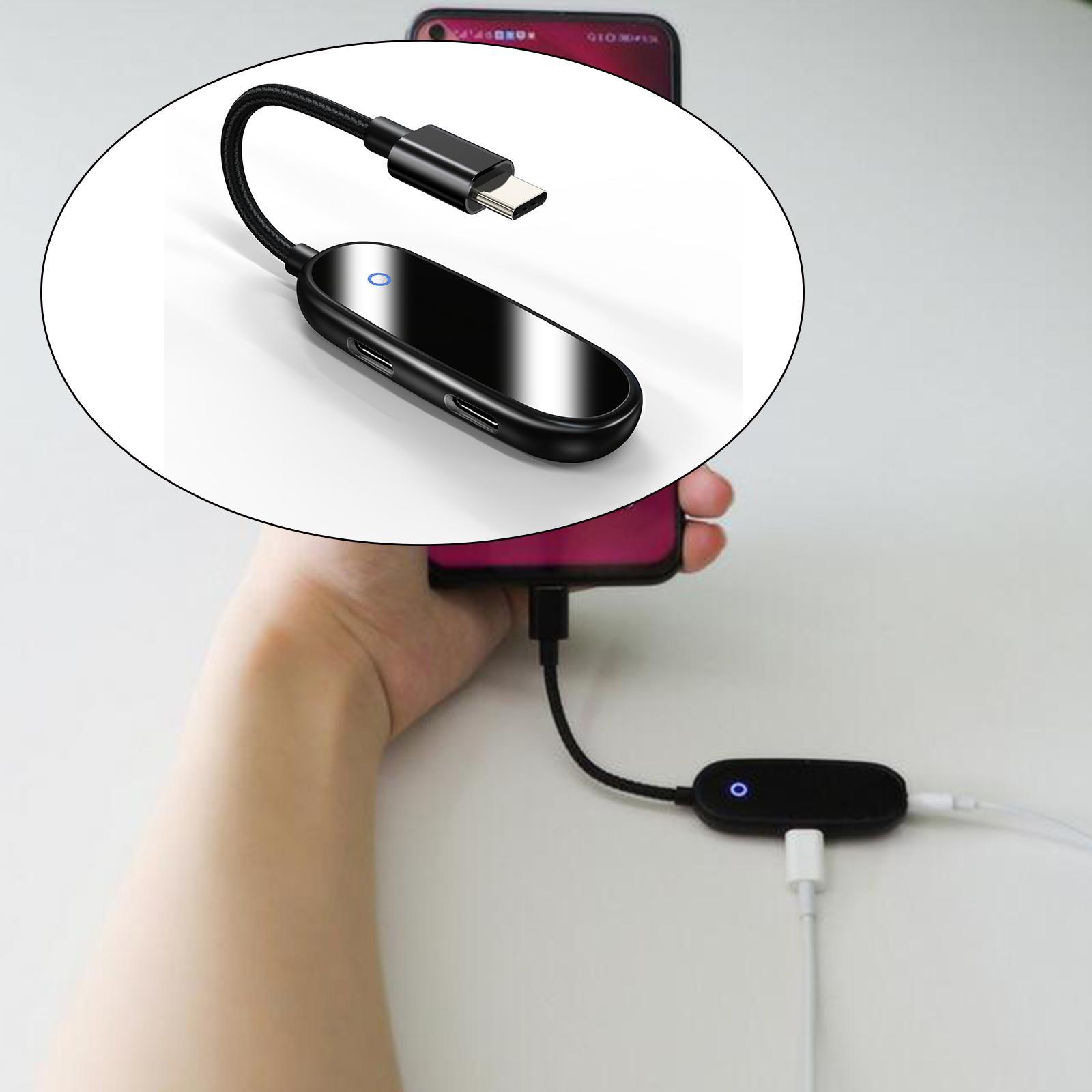 Usb-C Splitter Audio + Charge Adapter Premium Stereo