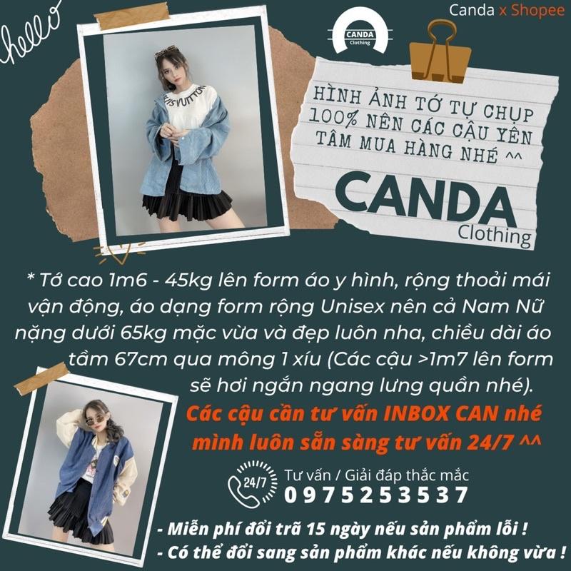 Áo khoác bomber nam nữ nỉ bông dày dặn hàng quảng châu form rộng unisex CS CANDLES - TOPTEEN 3424