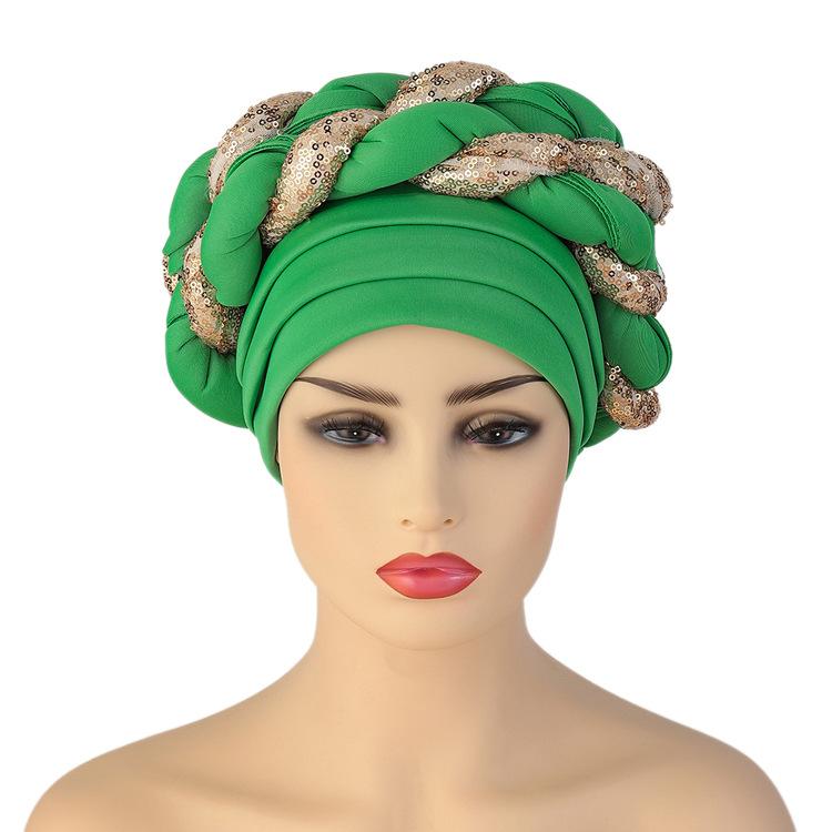 Turbans Cho Nữ Mềm Mại Trước Buộc Thắt Nơ Thời Trang Xếp Li Băng Đô Cài Tóc Turban Gọng Mũ Beanie Headwrap Ngủ Mũ