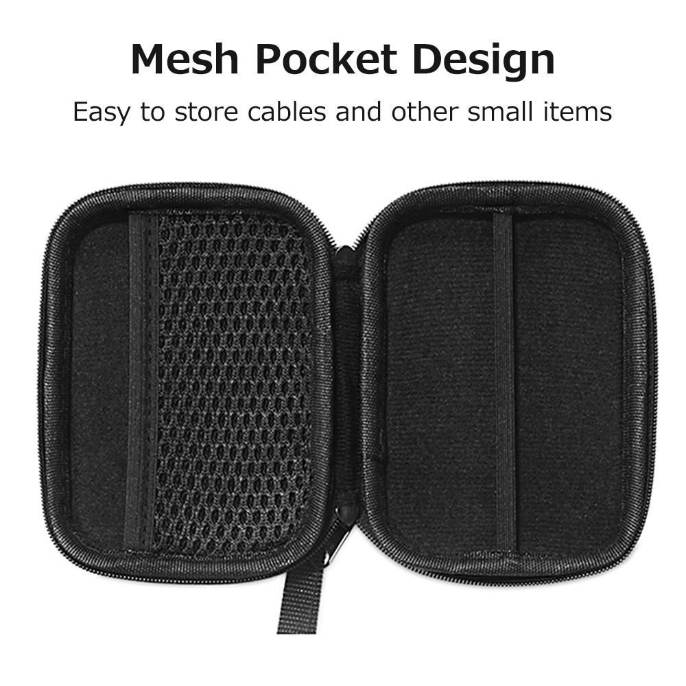 Nylon Shockproof Storage Bag Portable Mouse Storage Bag Protective Case Compatible with Apple Magic Mouse 2