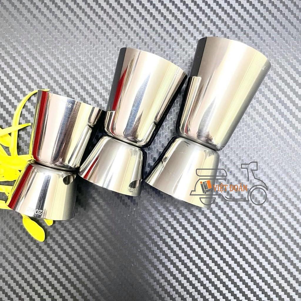 (COMBO 3 LY)  Ly đong định lượng pha chế INOX 2 ĐẦU - Đồ dùng pha chế, quầy bar chuyên dụng Size 20/30 - 20/40- 25/50 cc