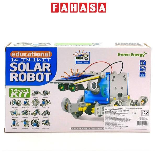 Đồ Chơi Giáo Dục STEM - Lắp Ráp Robot Đa Năng Chạy Bằng Năng Lượng Mặt Trời 214