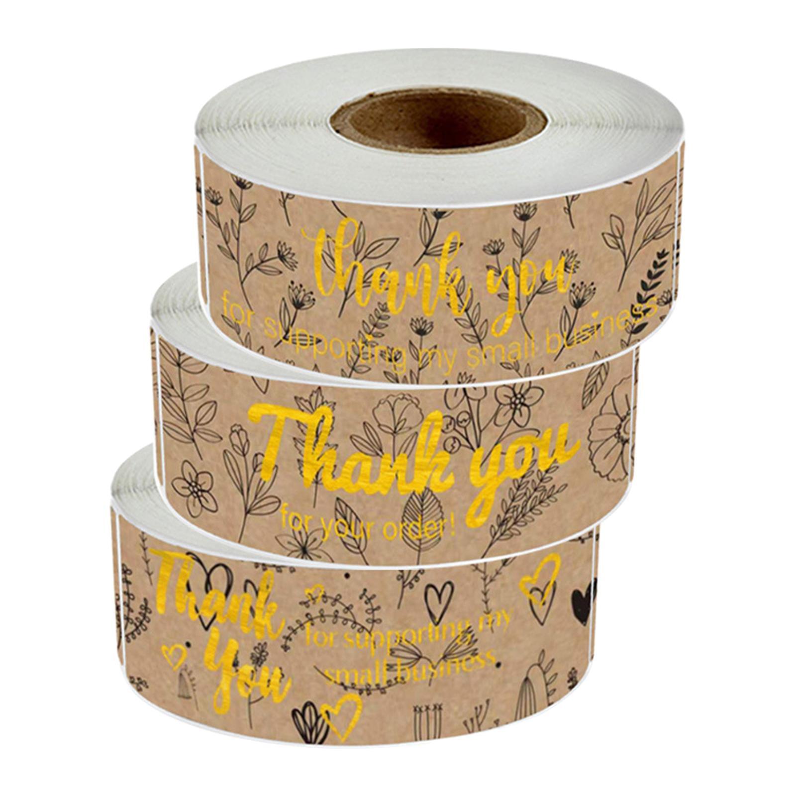Thank You Stickers, Thank You for Supporting My Small Business, Labels Stickers for Packaging, Mailer Seal Stickers