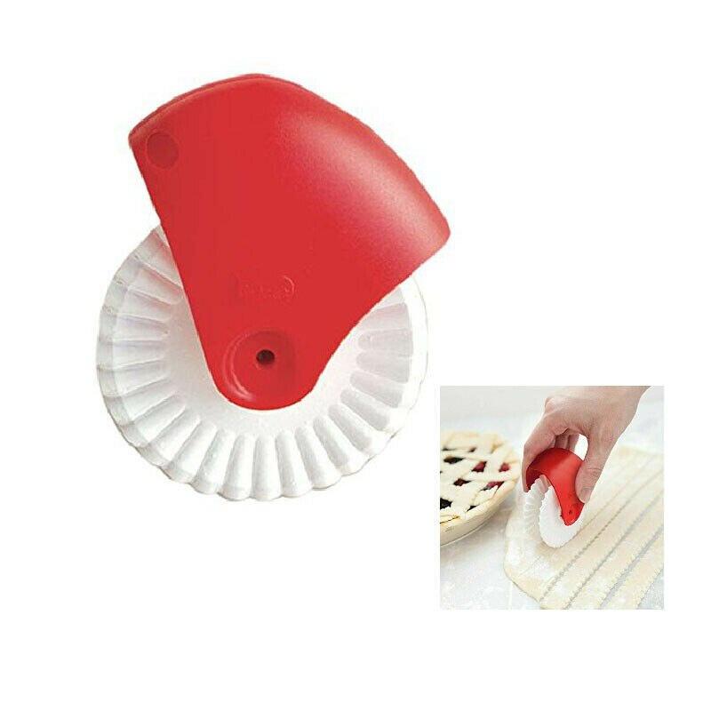 DIY Dough Cutting Tools Pizza Pastry Lattice Cutter Pastry Pie Decor Cutter Plastic Wheel Roller Pie Crust Kitchen Baking Tools
