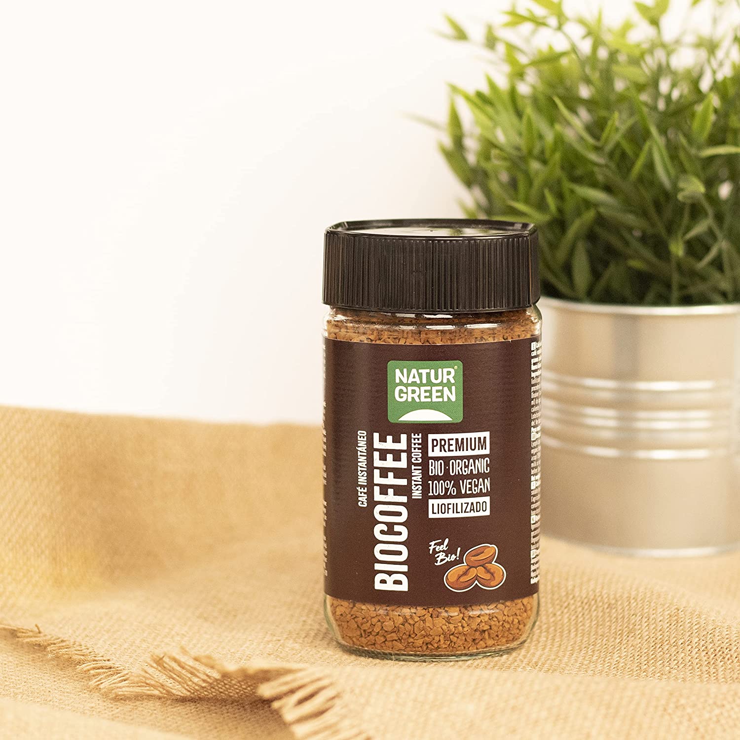 Cà Phê Hoà Tan Hữu Cơ Bio NaturGreen 100g -  Organic Coffee (100g)