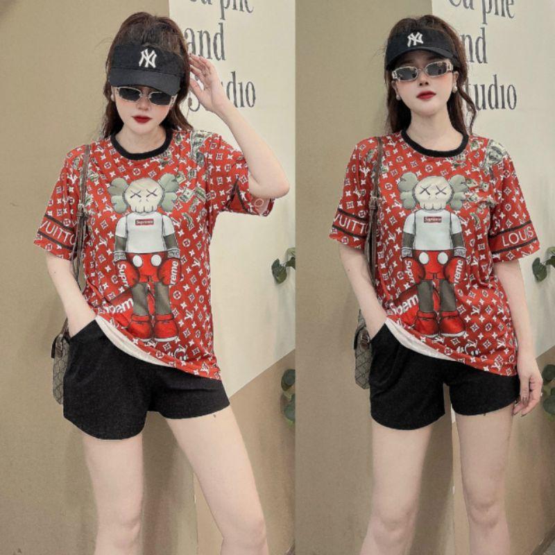 SET BỘ THỜI TRANG FOM RỘNG PHỐI HỌA TIẾT