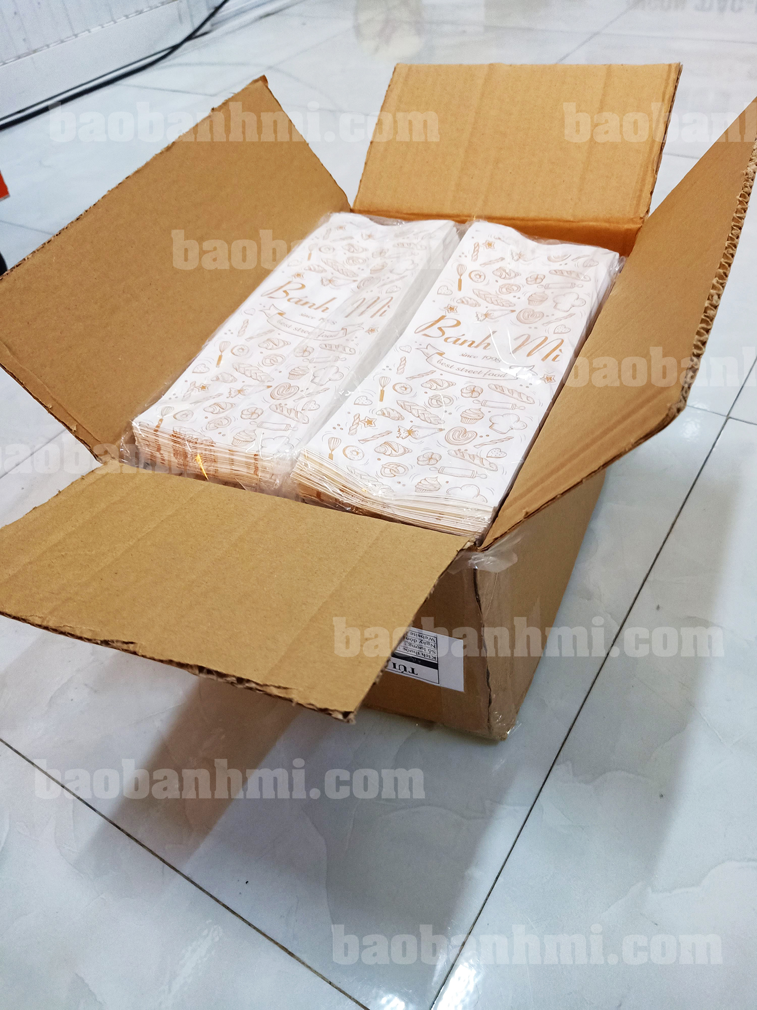 Bao và túi bánh mì đẹp 2019 TBT01 - thùng 1000 túi