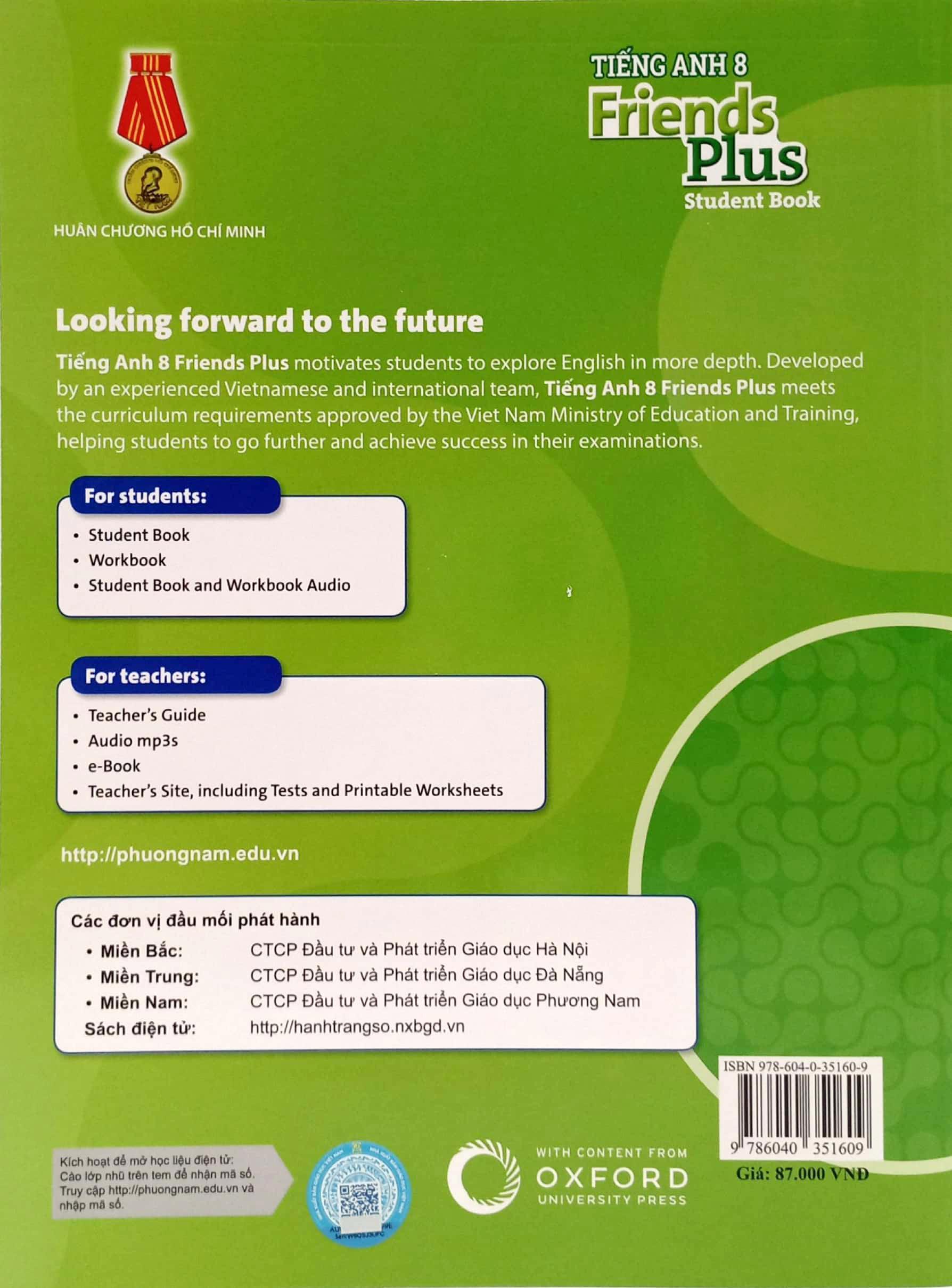 Tiếng Anh 8 Friends Plus - Student Book (2023)
