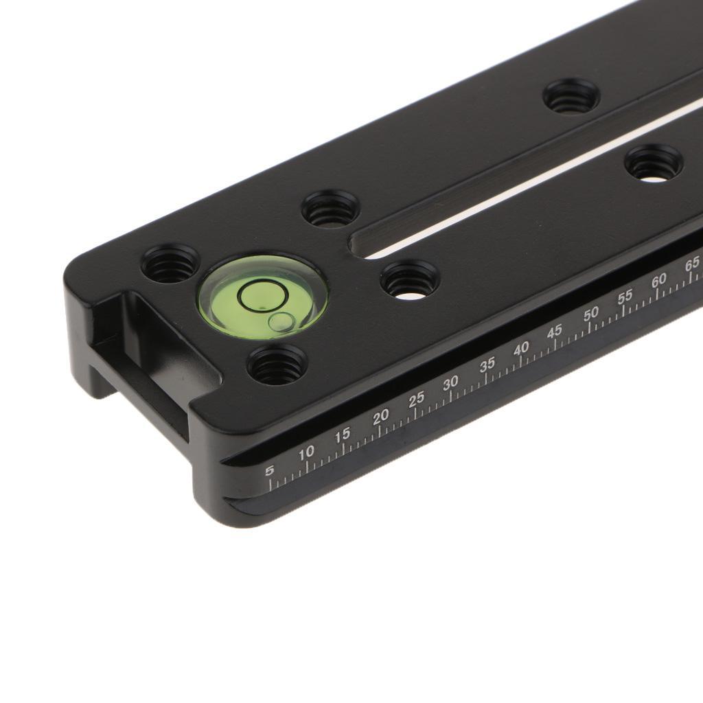 200mm-Nodal Slide Rail Quick Release Plate Clamp Adapter for Macro Panoramic