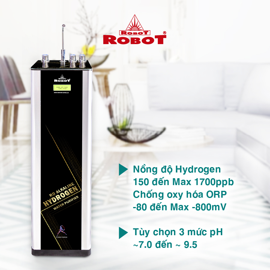 Máy Lọc Nước R.O Hydrogen Kiềm ROBOT RBs-9HA - Hàng Chính Hãng