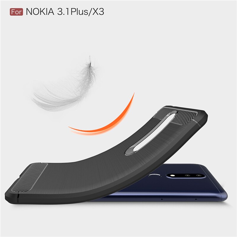 Ốp lưng chống sốc cho Nokia 3.1 Plus / Nokia X3 hiệu Likgus - Hàng chính hãng