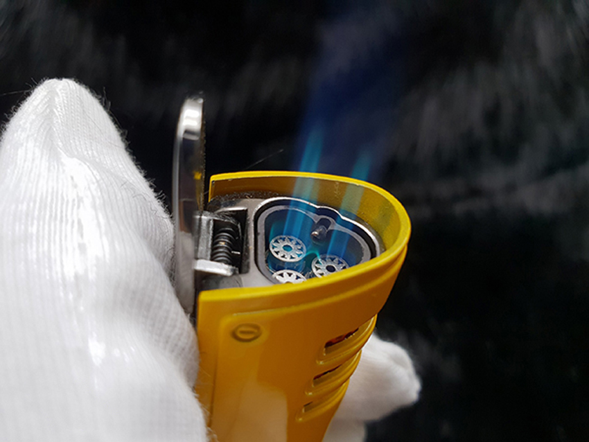 Vỏ Hộp quẹt  Bật lửa khò 3 tia có đục COB-561