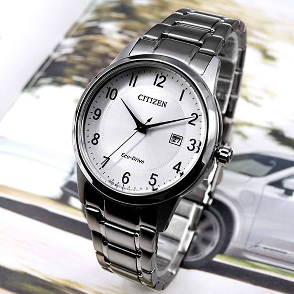 Đồng Hồ Nam Citizen Dây Thép Không Gỉ AW1231-58B - Mặt Bạc