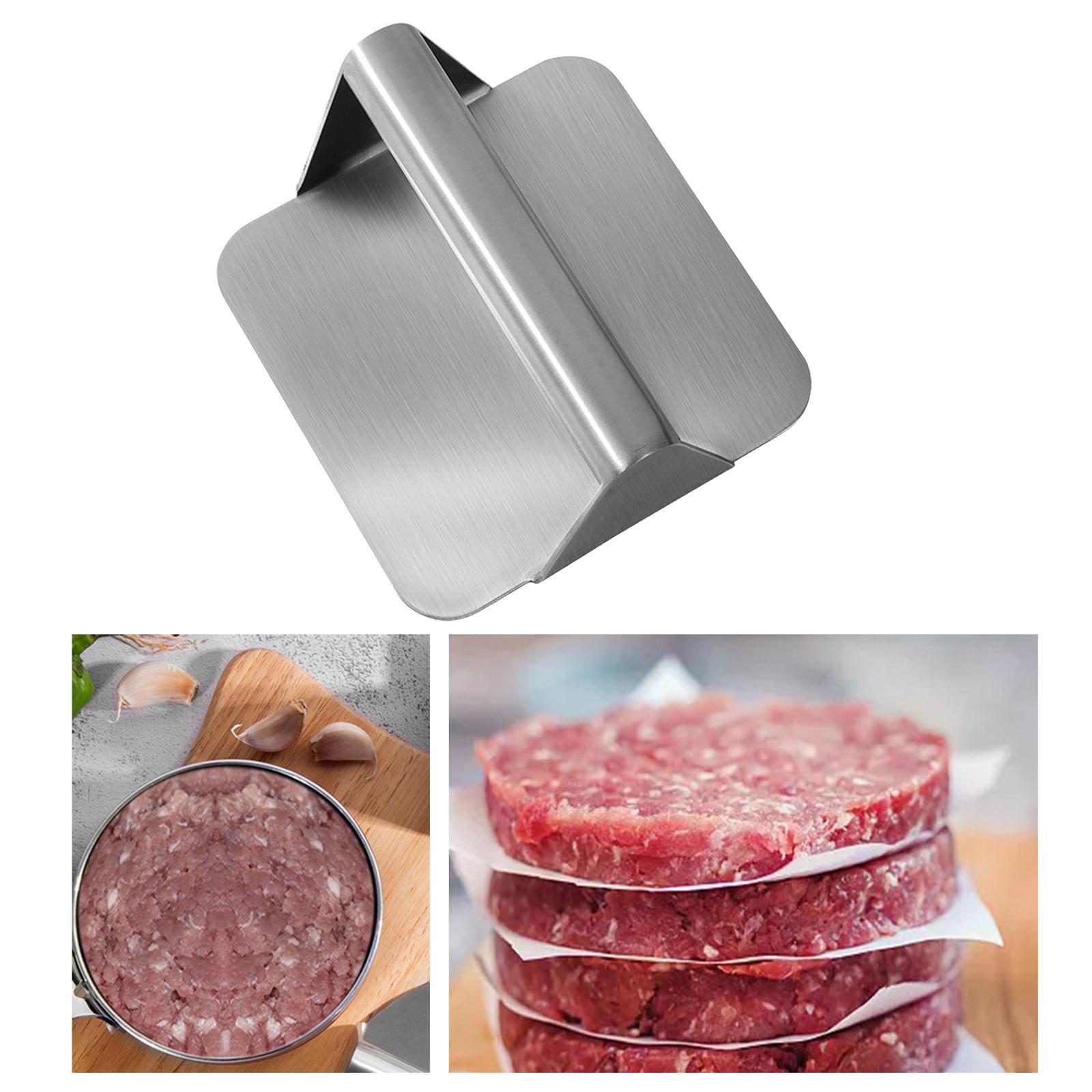 Manual 304 Stainless Steel Burger Press Grill Press Non Stick No Rust Meat Smasher